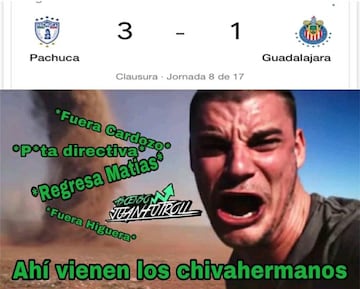 Chivas, víctima de los memes sabatinos de la Liga MX