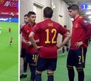 El gesto de Morata a Ferran que acabó en el túnel de vestuarios