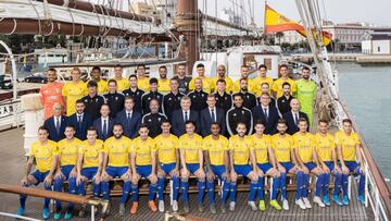 Foto oficial del C&aacute;diz en el Juan Sebasti&aacute;n Elcano.