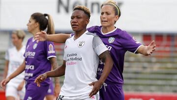 CHIKWELU Y GAVIRA, DURANTE UN MADRID CFF VS GRANADILLA.