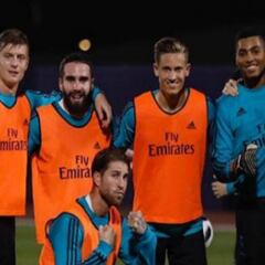 Ramos se entrenó a tope y podrá jugar la final ante el Gremio