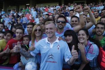 John Guidetti con el Celta de Vigo. 