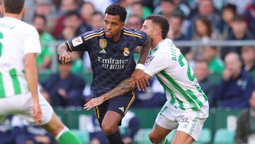 Rodrygo, en el Betis-Real Madrid.