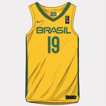 Así son las camisetas que se usarán durante el Mundial de Baloncesto