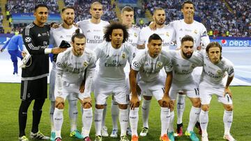 Once del Real Madrid en Milán.
