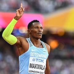 Makwala no correrá la final de 400m por prescripción médica