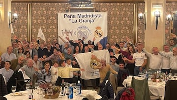 La Peña Madridista de La Granja celebró sus Bodas de Plata con una gran cena.