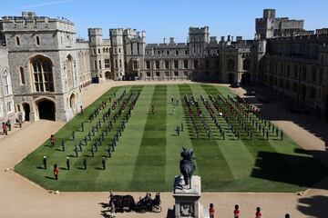 Panorámica del Castillo de Windsor. 