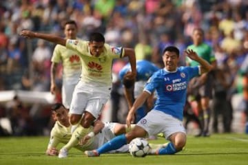 Las Águilas del América terminaron dando una voltereta histórica ante Cruz Azul tras ir perdiendo al medio tiempo por tres goles.