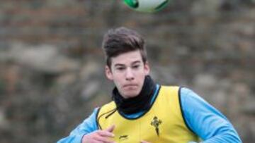 Santi Mina, jugador del Celta.