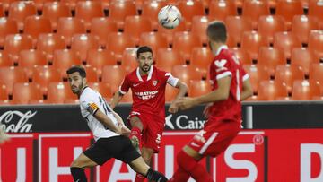 Navas, ante el Valencia.