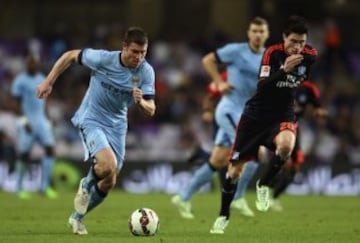 Manchester City se enfrentó a Hamburgo en el Al Ain, de los Emiratos Árabes Unidos.