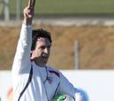 El Sevilla vuelve a entrenarse tras la decepción del derbi