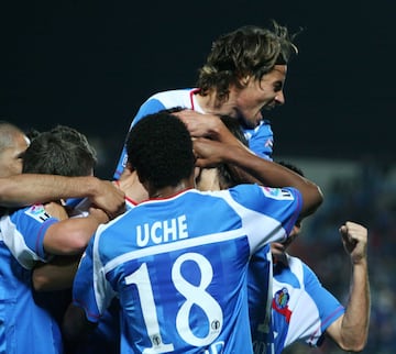 El Getafe ganó 2-0 al Barcelona. Goles de Manu del Moral y Albín.