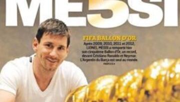 Me5si, portada de L’Equipe: "Terminaré en mi casa, el Barça"