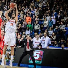 Beirán, un debut feliz: "El triple a tabla me ha sacado una sonrisa"