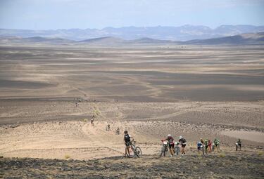 Etapa 3 de la 13ª edición de Titan Desert 2018 entre Alnif y Rissani, en el centro de Marruecos