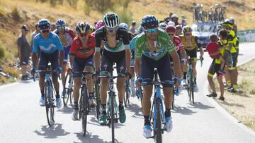 Los españoles en la Vuelta: Valverde sigue en la pelea