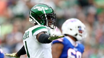 El cornerback recibió una extensión contractual similar a la de Garrett Wilson y se convirtió en el mejor jugador pagado de su posición en la historia de la NFL.