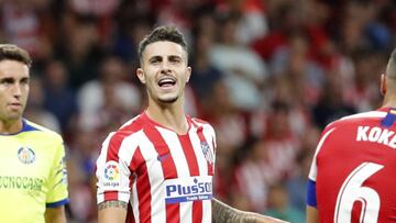Mario Hermoso con el Atlético.