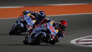 Marc Márquez y Álex Márquez en Qatar.