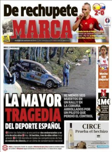 Portadas de la prensa deportiva