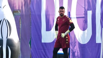 Valladolid 11/7/2025. entrenamiento del Real Valladolid a puerta abierta, con la presencia del nuevo portero Guilherme. Photogenic/Miguel Ángel Santos