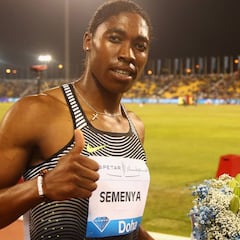 La campeona olímpica Semenya se casó con su novia