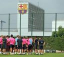 El Barça se entrena sin Dani Alves pensando en el APOEL