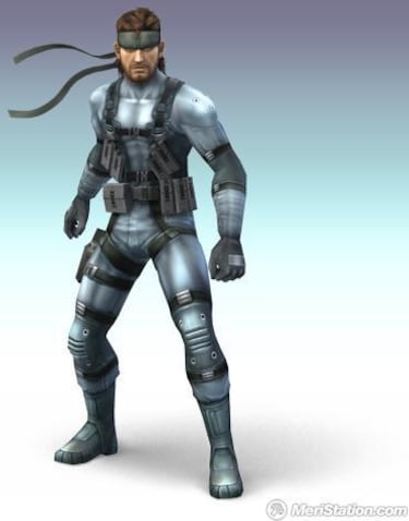 Solid Snake se deja ver en Smash Bros. Brawl