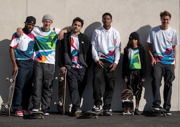 Así serán sus primeros uniformes de skate de la historia en Tokio 2020.