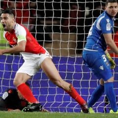 Falcao: 251 goles, doblete y líder con el Mónaco en Liga