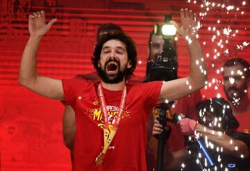 Sergio Llull en Colón.