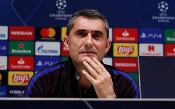 Barcelona coach Ernesto Valverde.