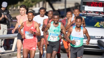 Hurisa y Yago Rojo, durante la prueba.