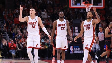 El conjunto de Atlanta perdió la oportunidad de avanzar a los playoffs al perder el primer partido del Play-In mientras que Miami superó a Chicago para una vida más.