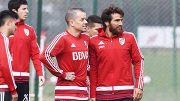 Ponzio habló con D'Alessandro sobre la vuelta a las prácticas