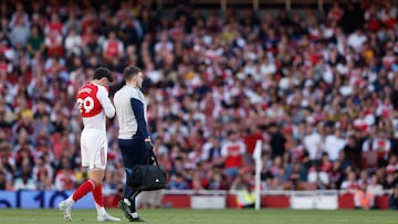 Arteta, pendiente de cuatro tocados