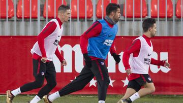 El Atlético comenzó a preparar el partido contra el Espanyol