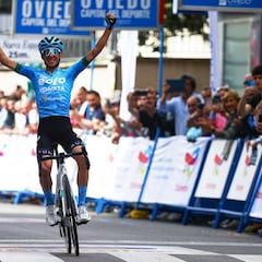 Fortunato gana la etapa reina de la Vuelta a Asturias