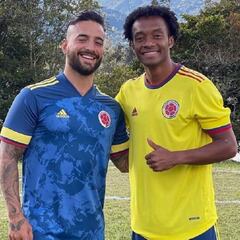 Juan Guillermo Cuadrado y Maluma se reúnen para jugar fútbol