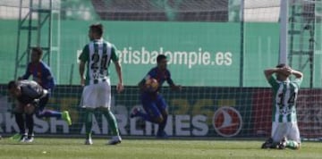 Luis Suárez consigue empatar: 1-1 en el Benito Villamarín..
