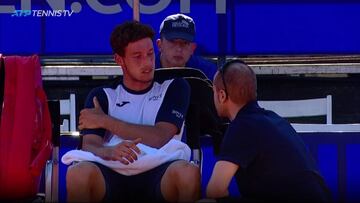 Carreño abandona por lesión ante el argentino Cachín