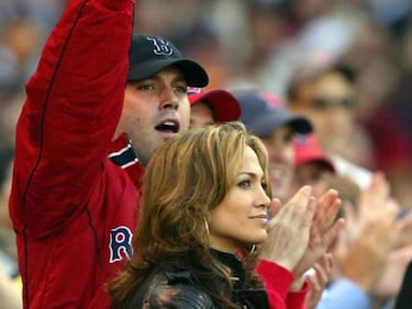 Red Sox mandan mensaje a Jennifer Lopez tras verse con Ben Affleck