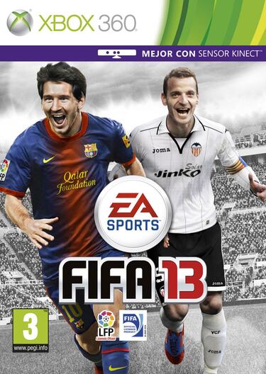 Soldado acompañará a Messi en la portada de FIFA 13