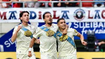 Yeremay jugó su mejor partido en Ipurua, donde además marcó de penalti.