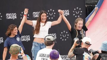 Valentina Krauel, Kylie Frank y Secret Lynn, podio del Jackalope Fest Mississauga, Canadá