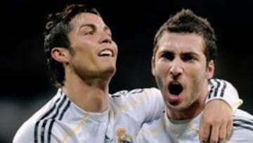 <b>DUPLA LETAL. </b>Cristiano e Higuaín estarán el domingo en el Rico Pérez ante el Hércules.