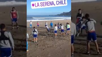 Los duros trabajos de la U en las playas de La Serena