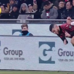 La incomprensible acción de Theo a Dybala que le ha costado la roja y quizá la final al Milán